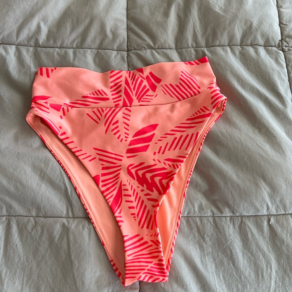 Aerie High Rise High Leg Bikini Bottom
